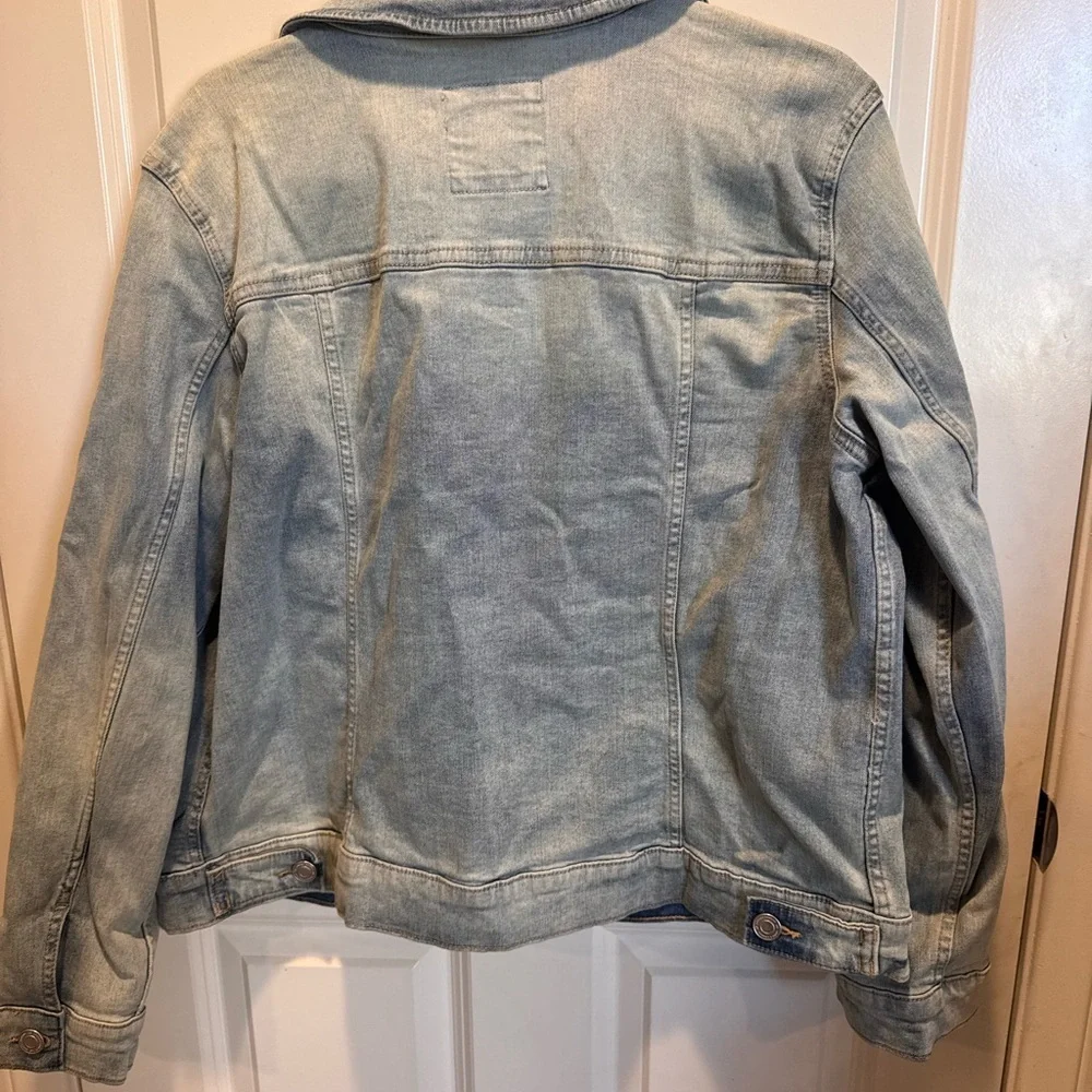 LC Lauren Conrad Blue Denim Jacket - Picture 3 of 4